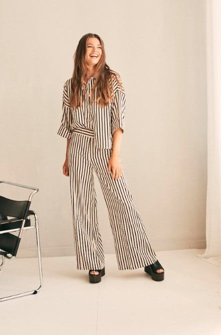 Mickey Pants-Striped