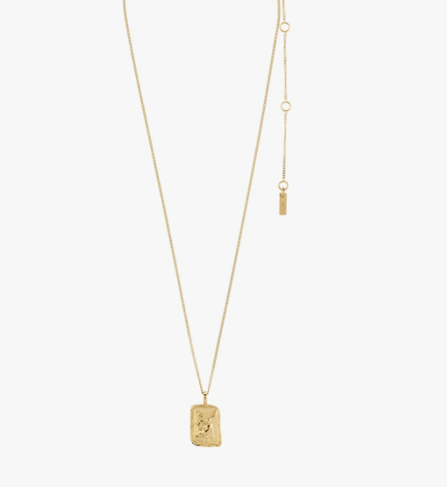 VIRGO Zodiac Sign necklace, gold-plated