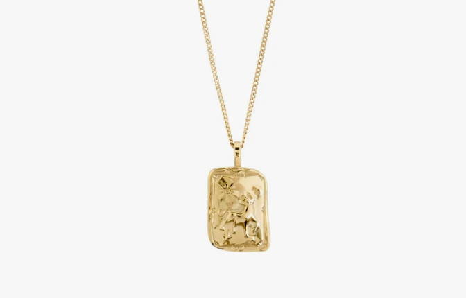 TAURUS Zodiac Sign necklace, gold-plated