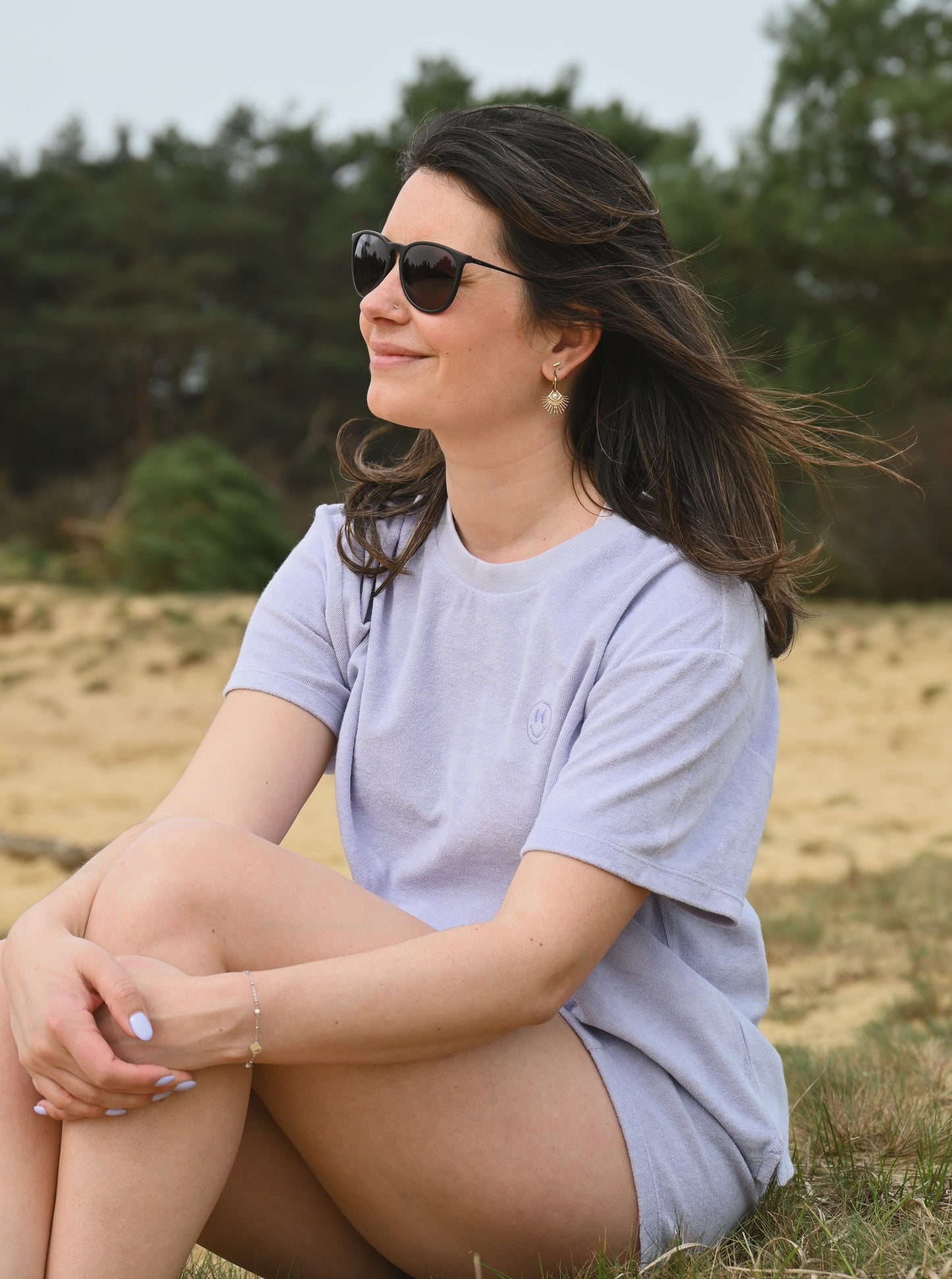 Terry shorts lavender