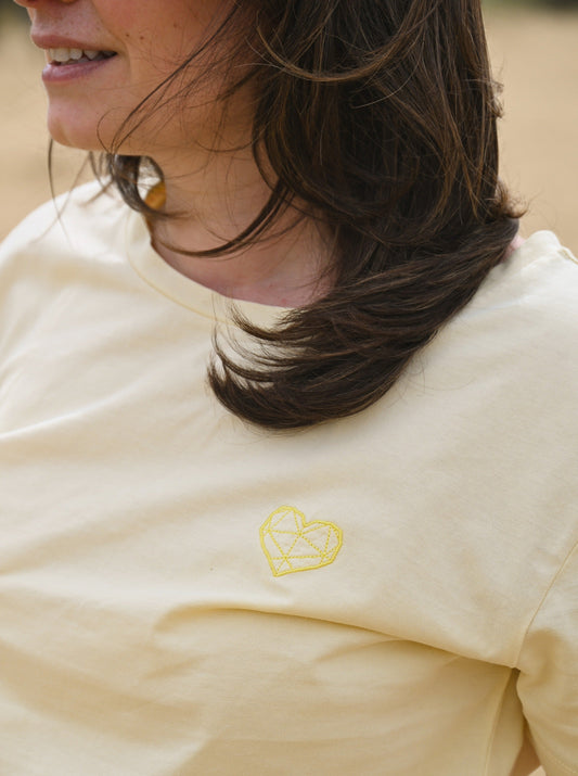 T-shirt KAT light yellow