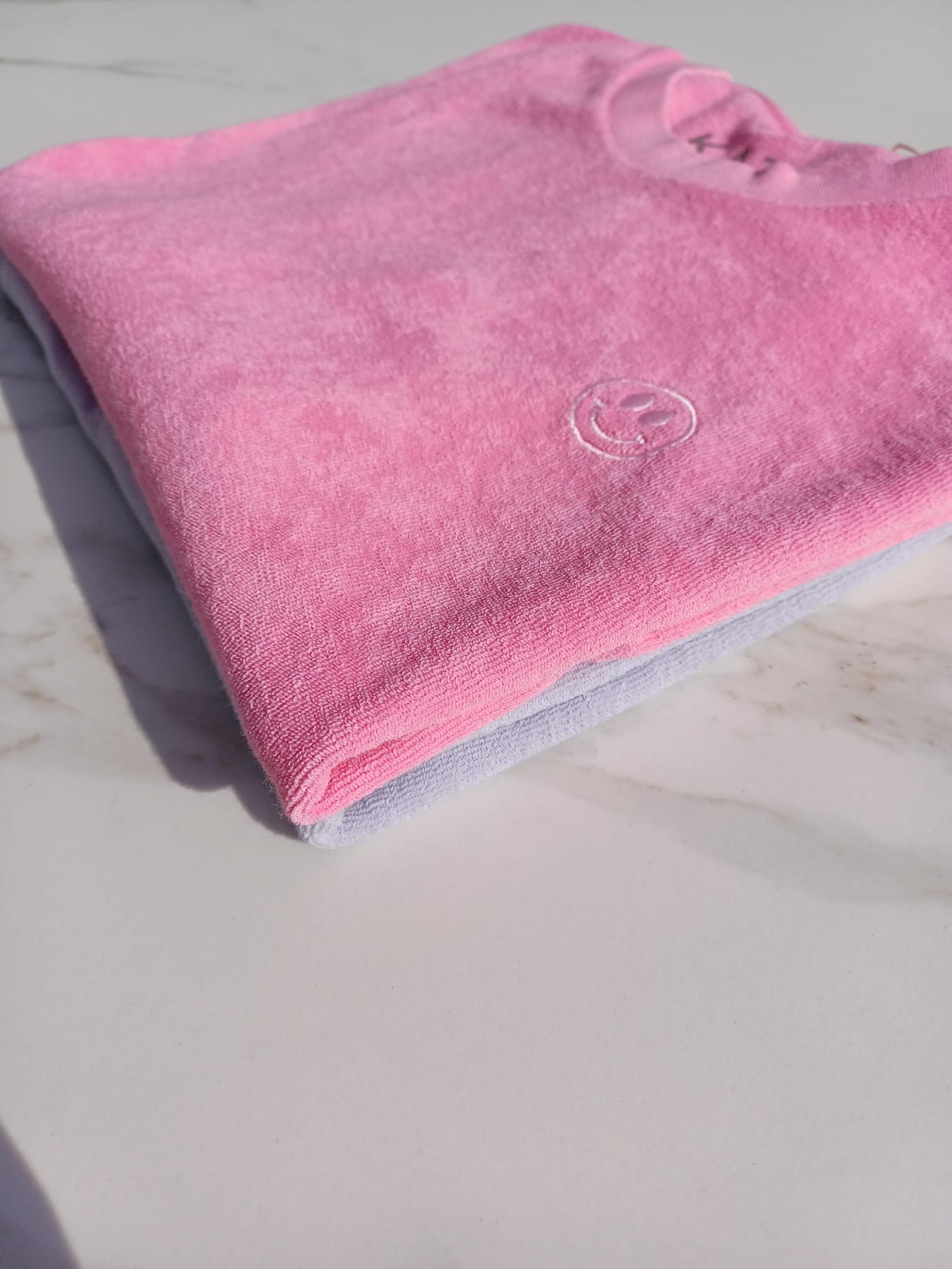 Terry t-shirt pink