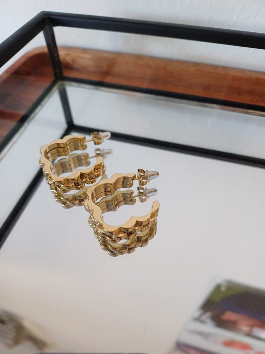 Earrings  link - gold