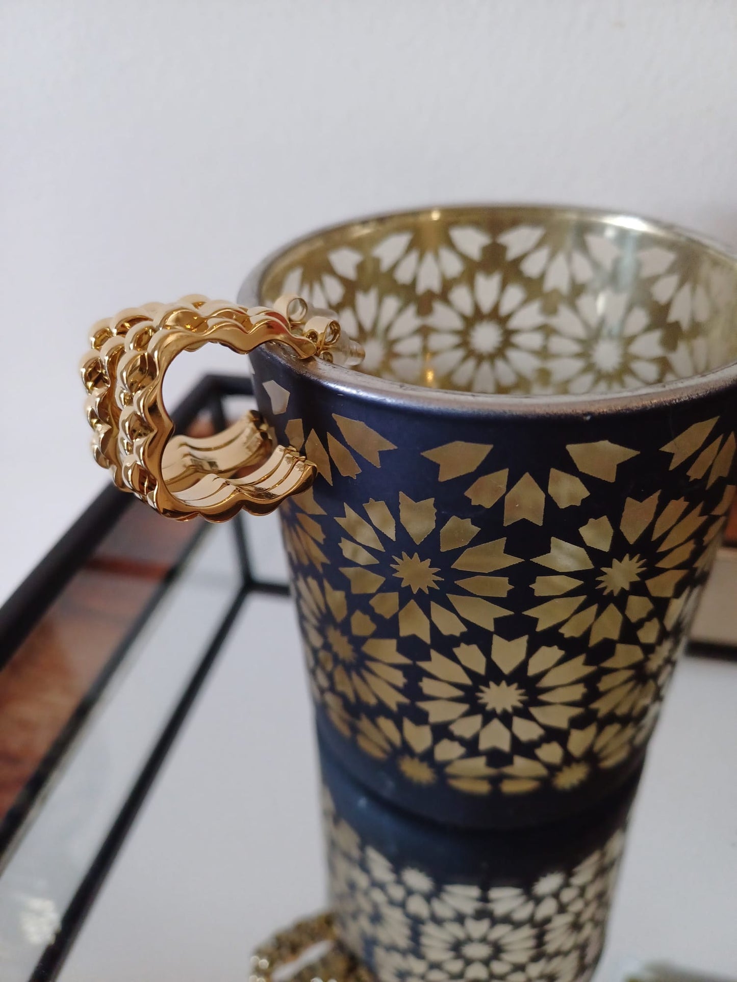 Earrings  link - gold