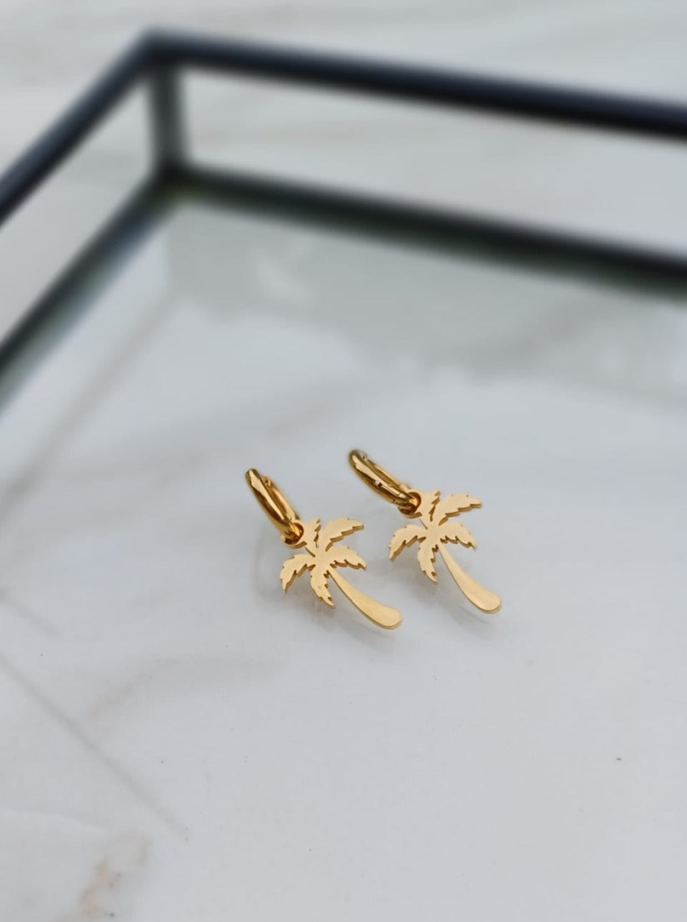 Earrings palmtree