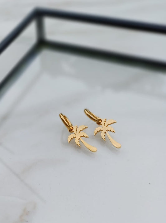 Earrings palmtree