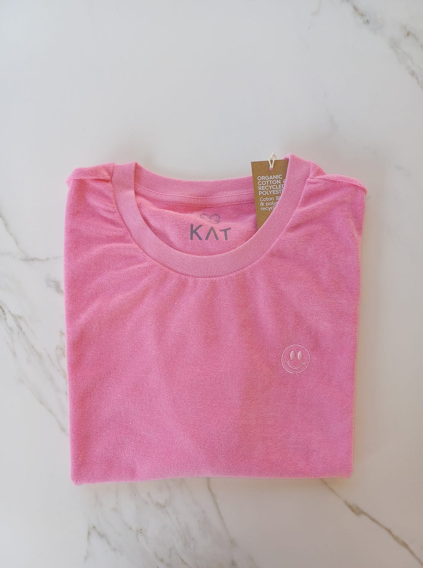 Terry t-shirt pink
