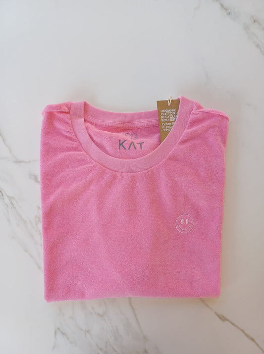 Terry t-shirt pink