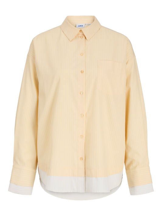JXCARO POPLIN LS DOUBLE SHIRT WVN