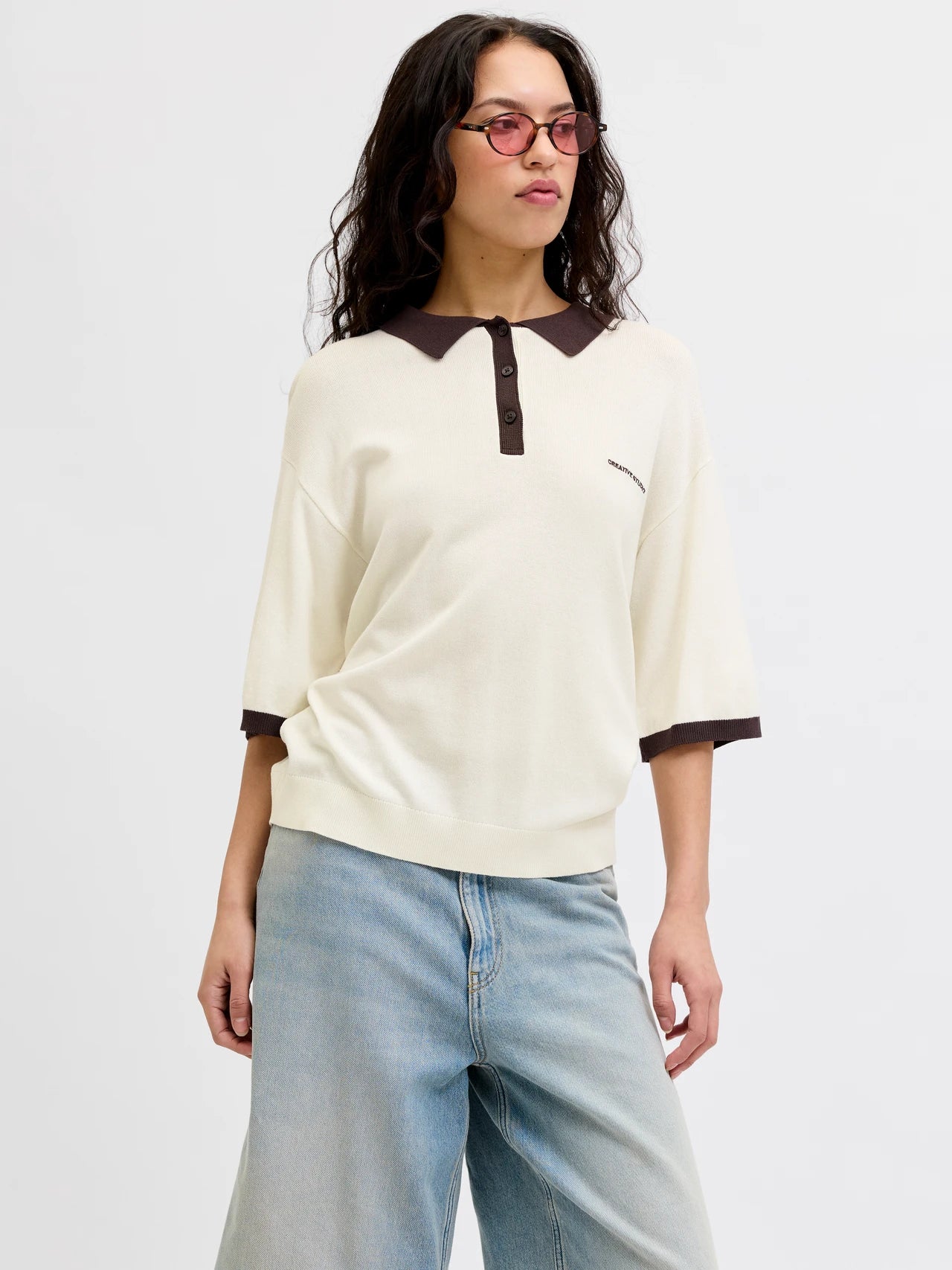 JXVILDA SS POLO KNIT