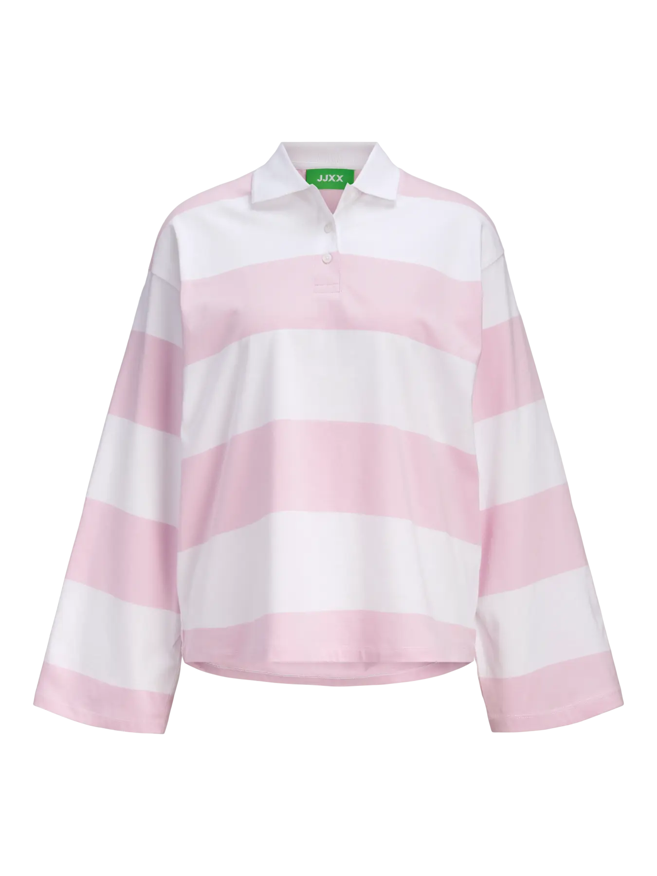 JXVILMA LS STRIPE POLO JRS