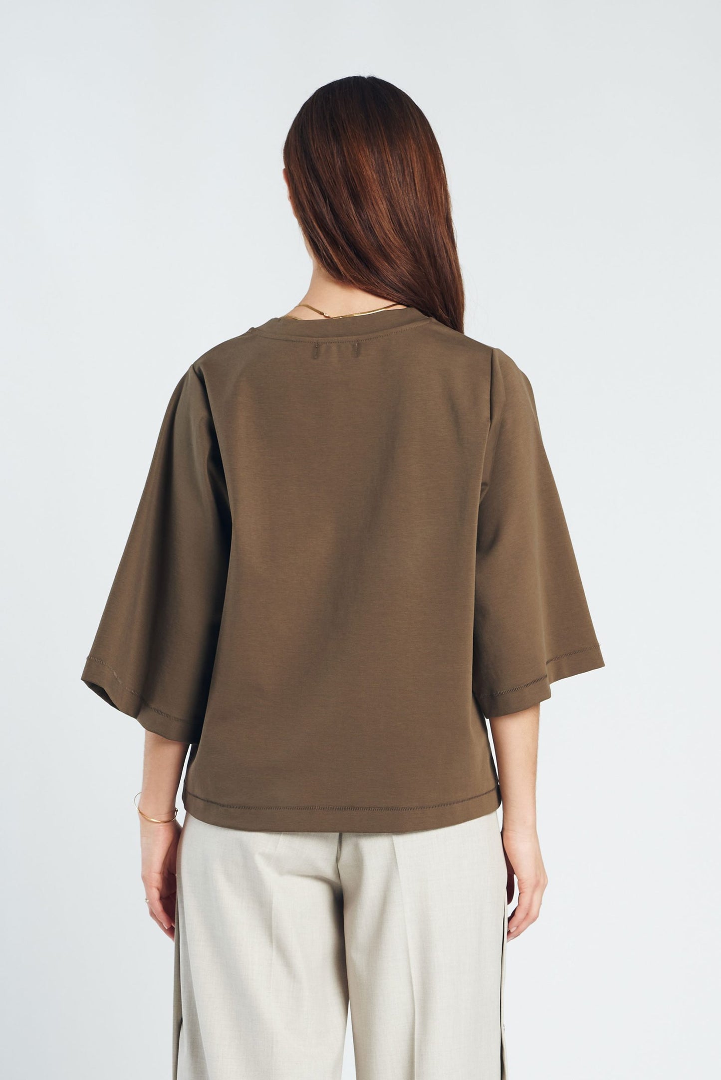 Oversized Tee-Olive
