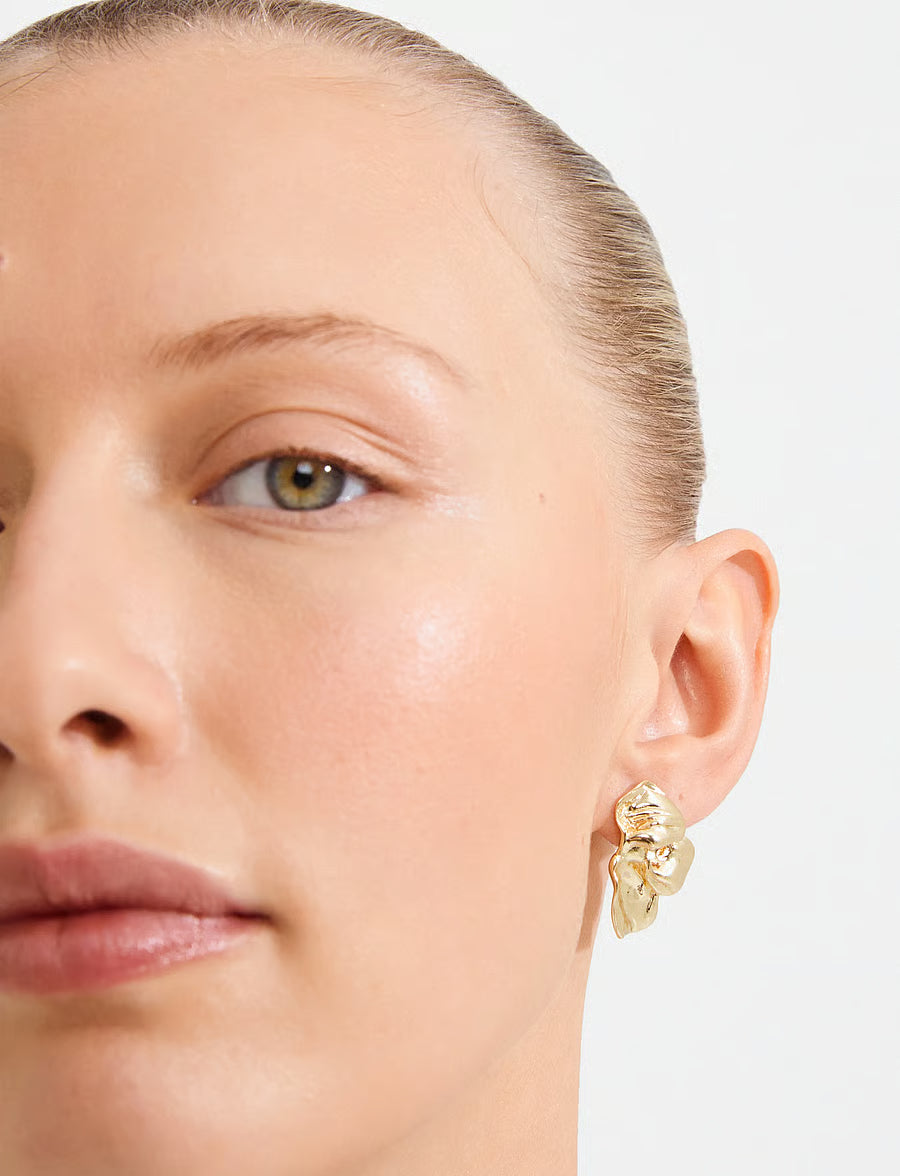 SOLARI earrings gold-plated