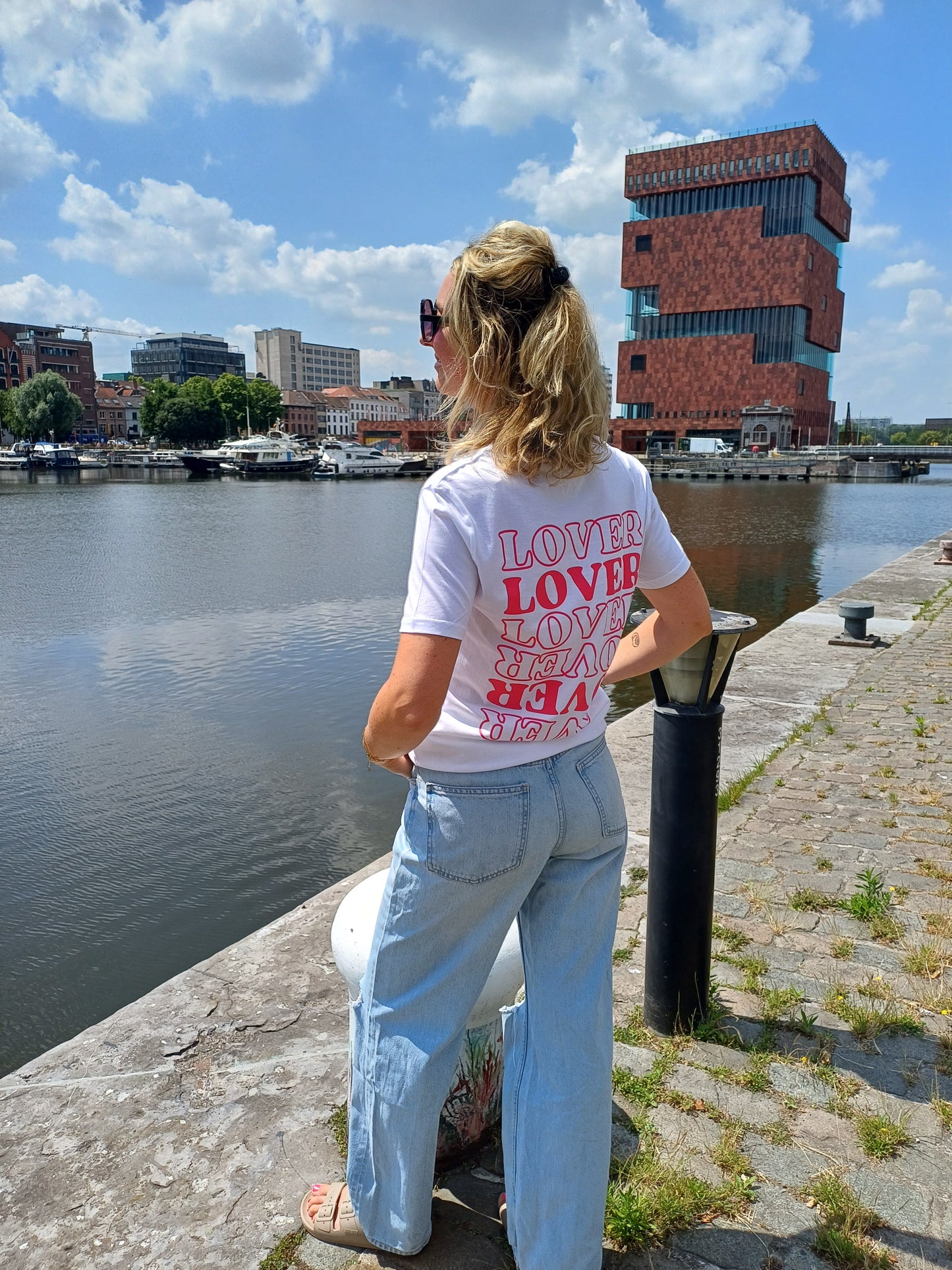 T-shirt white LOVER