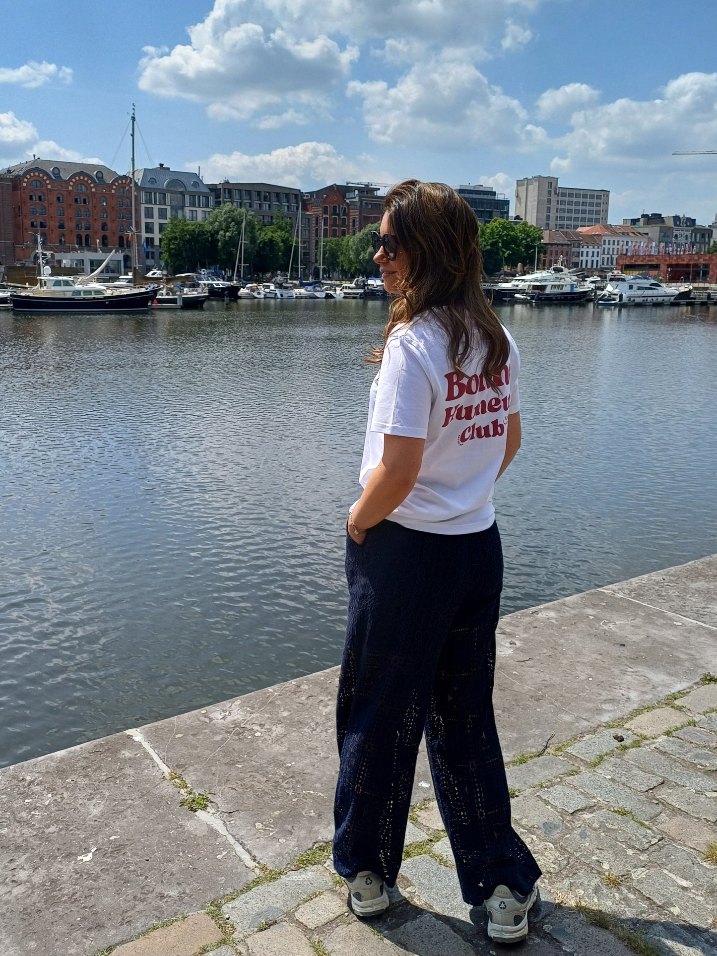 T-shirt white bonne humeur