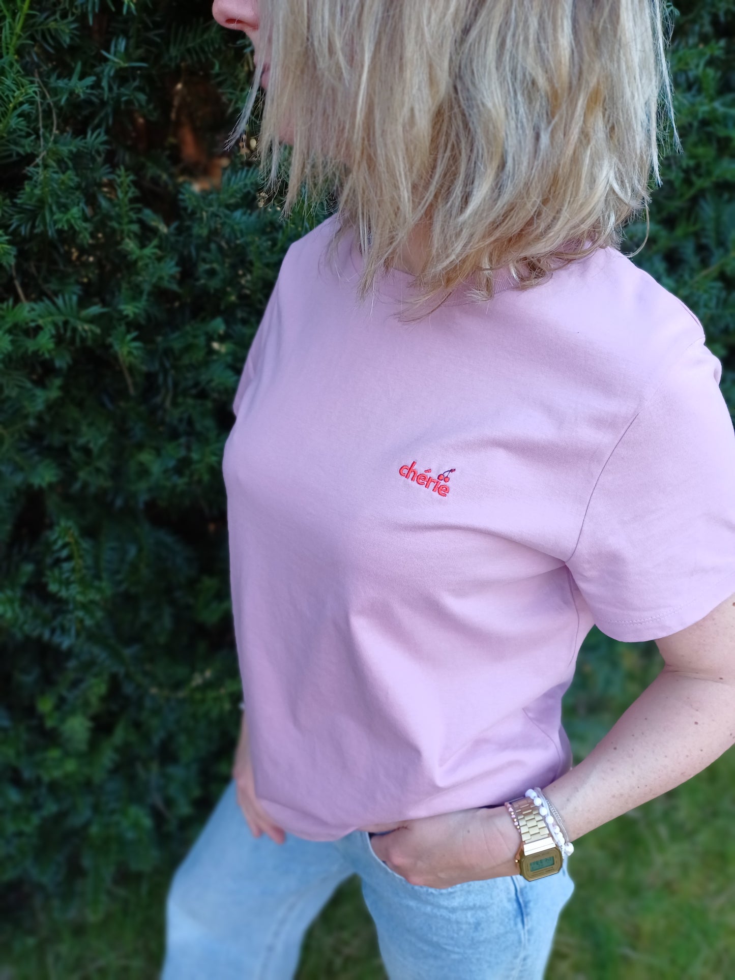 T-shirt CHERIE dusty rose