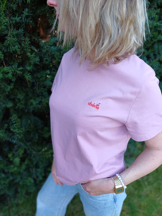 T-shirt CHERIE dusty rose