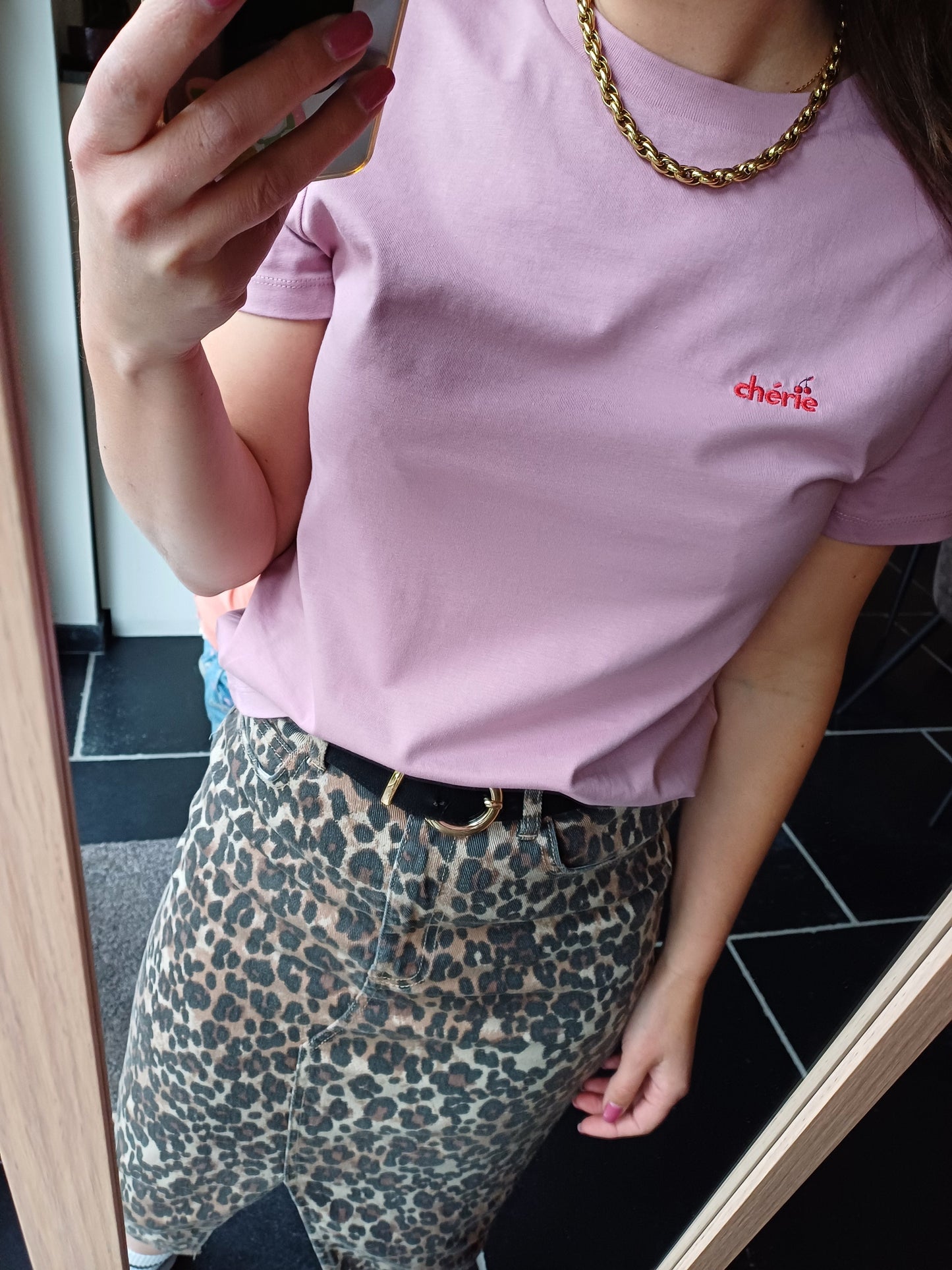 T-shirt CHERIE dusty rose