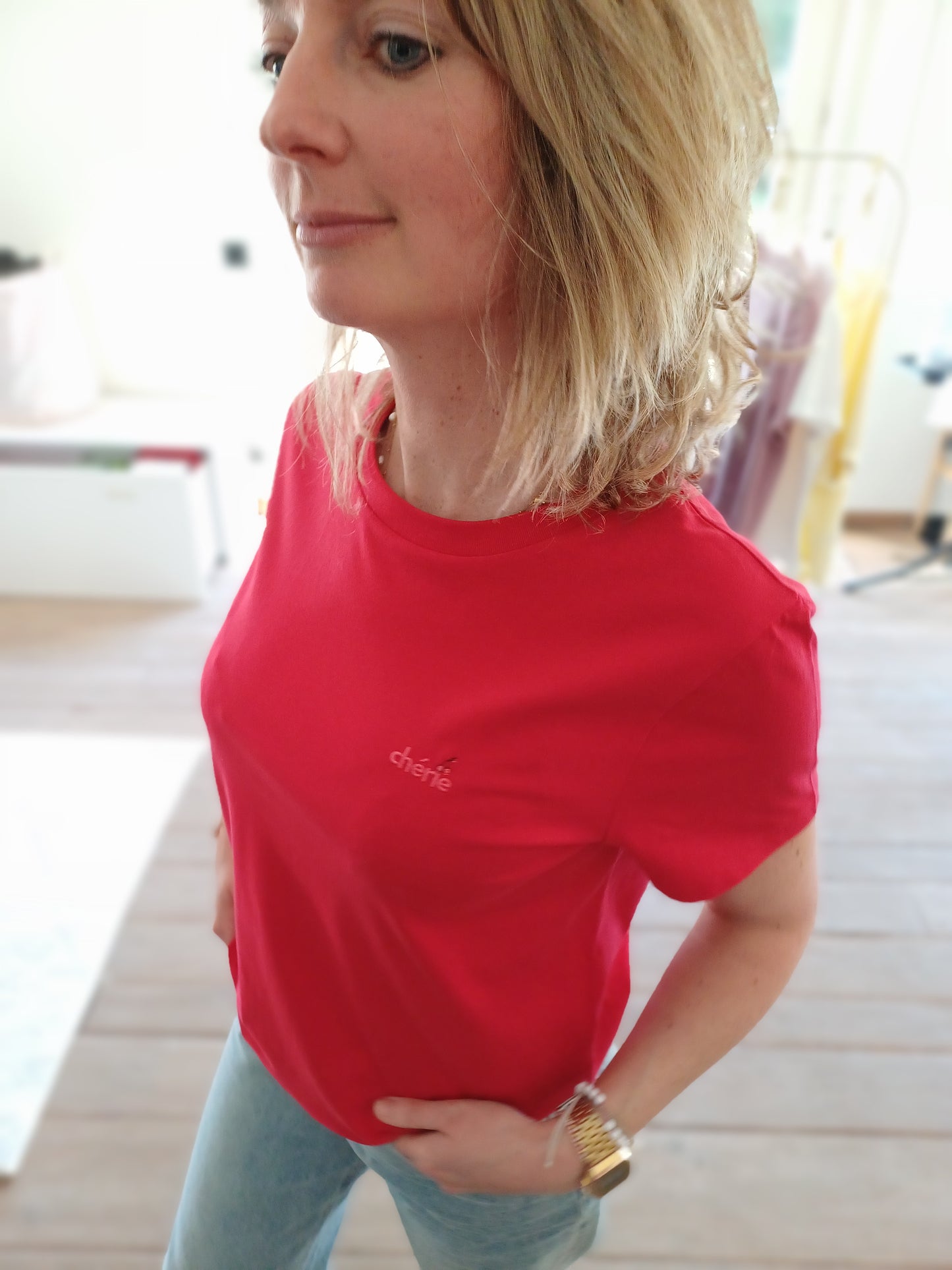 T-shirt CHERIE red