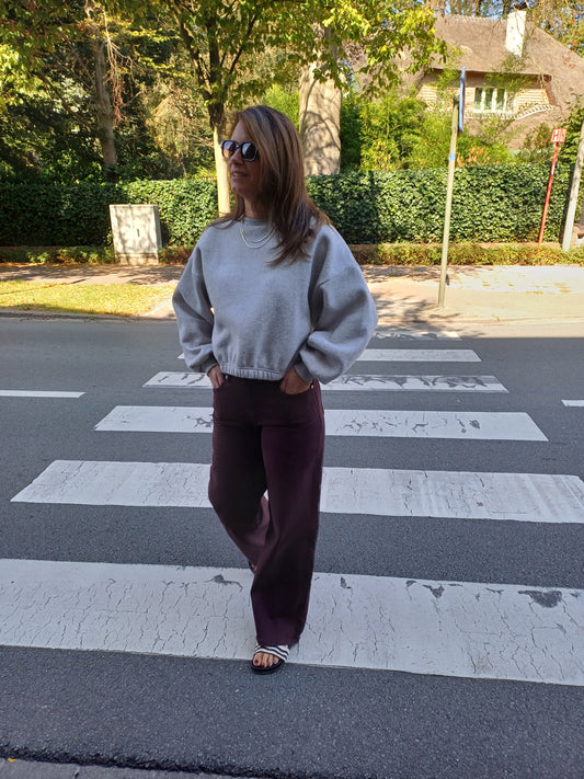 Cooper - Colored Mid Waist Slouchy Wide Leg Jeans