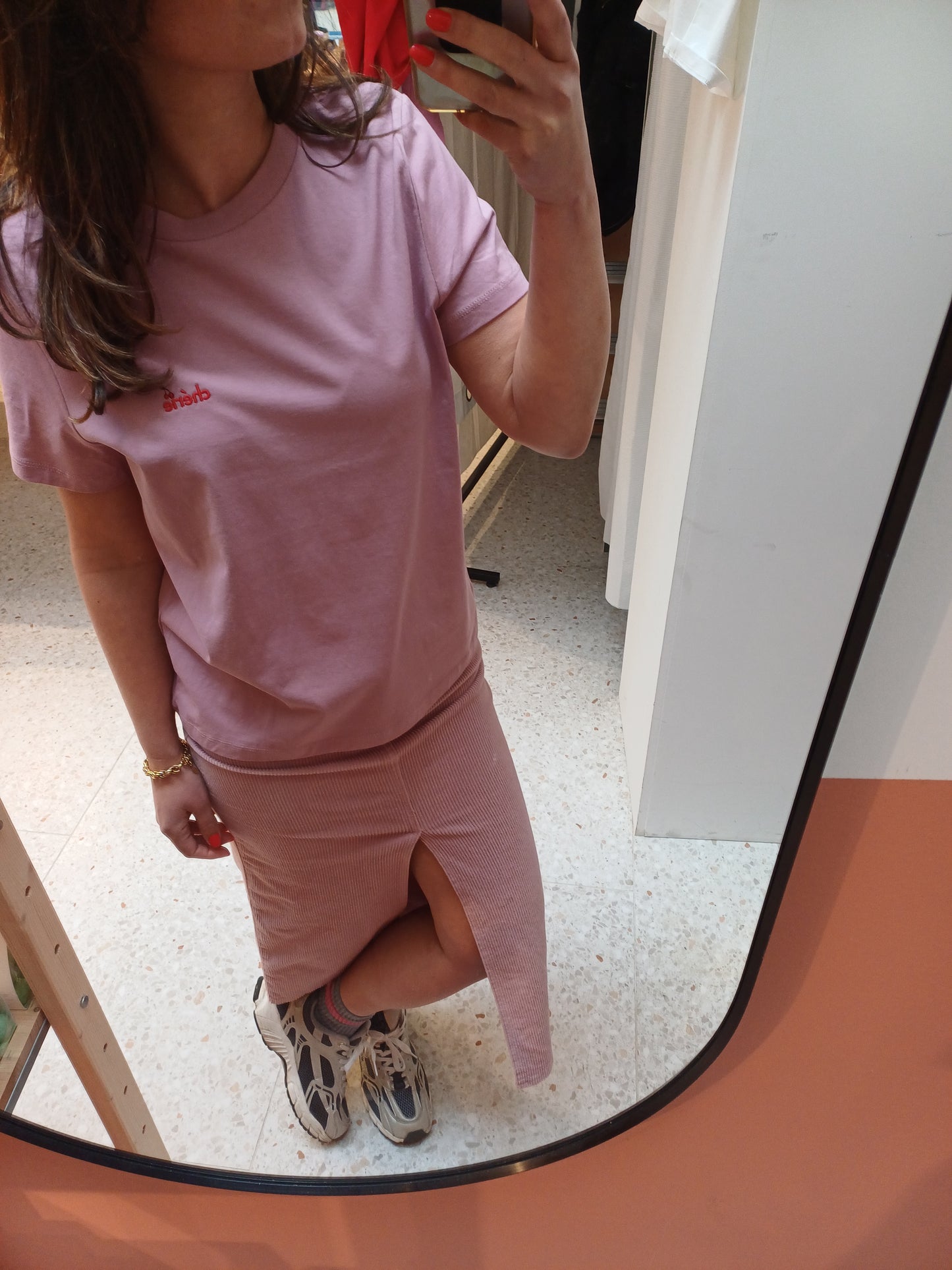 T-shirt CHERIE dusty rose