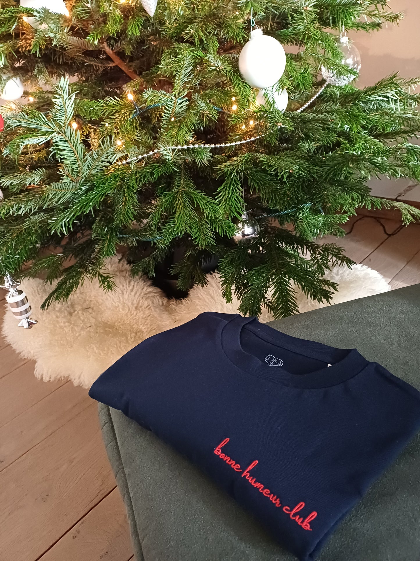 T-shirt bonne humeur - oversized fit french navy