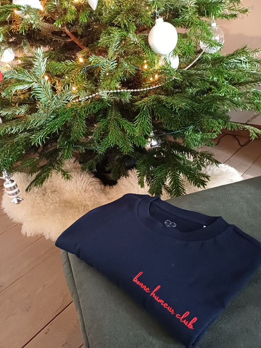 T-shirt bonne humeur - oversized fit french navy