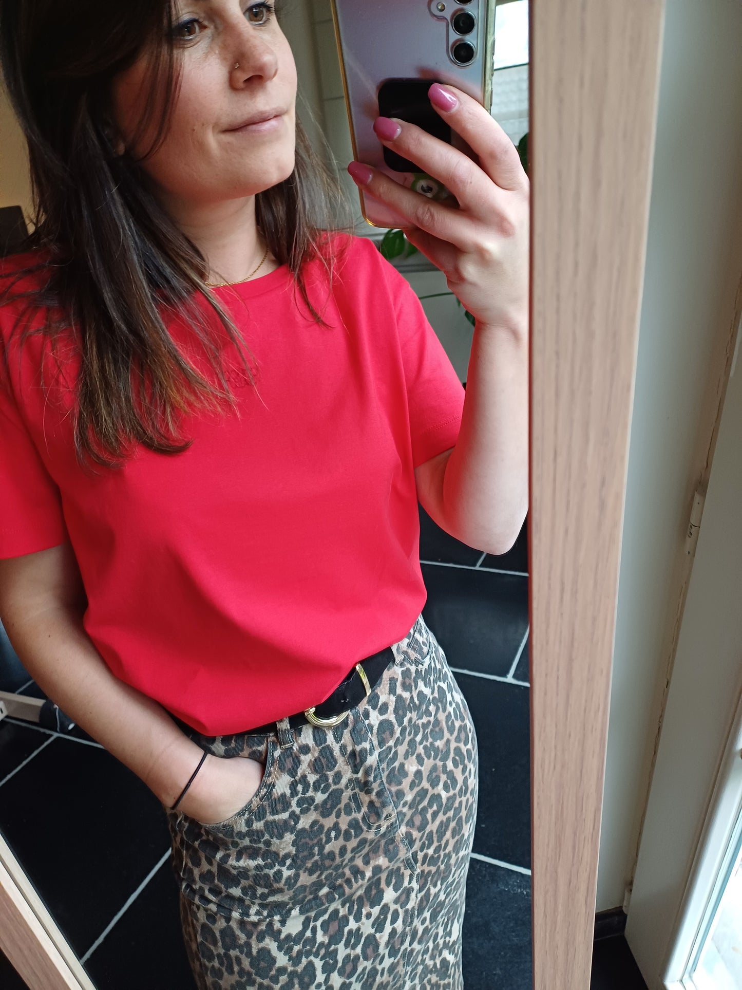 T-shirt COUCOU SALUT classic red