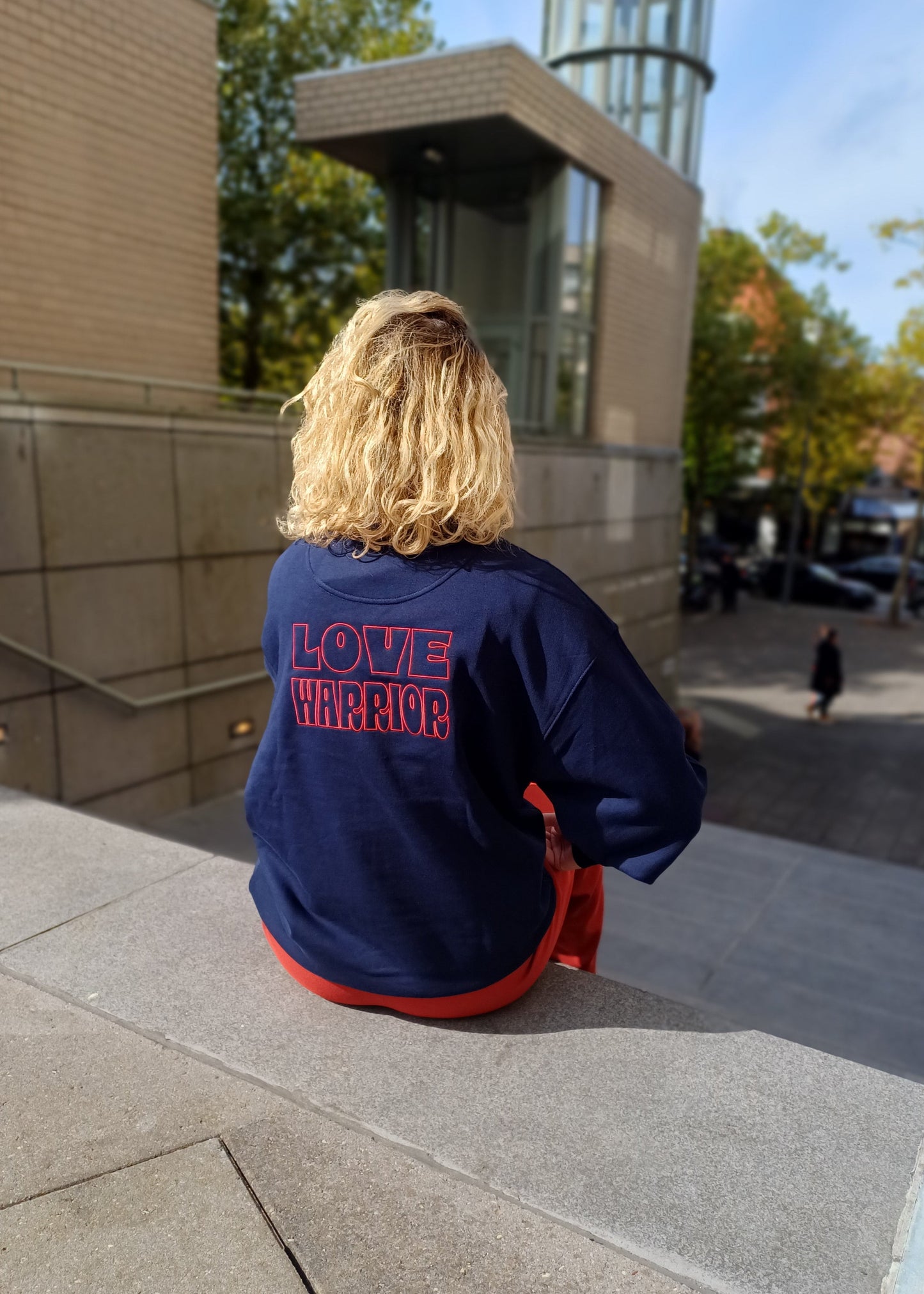 Sweater LOVE WARRIOR Blue