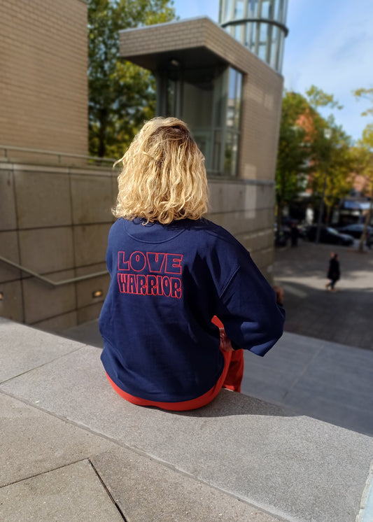 Sweater LOVE WARRIOR Blue