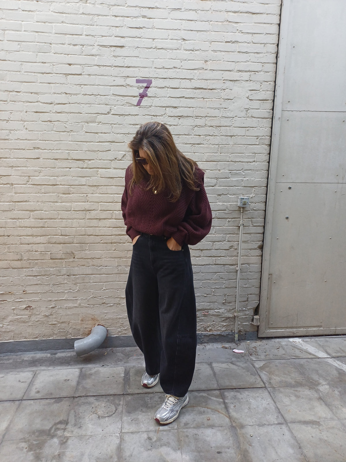 Jules - Wide Balloon Jeans With Low Crotch