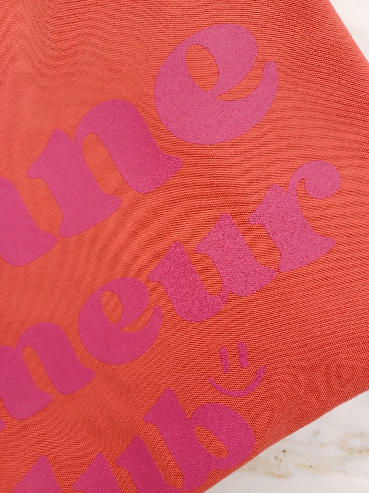 T-shirt pepper red bonne humeur