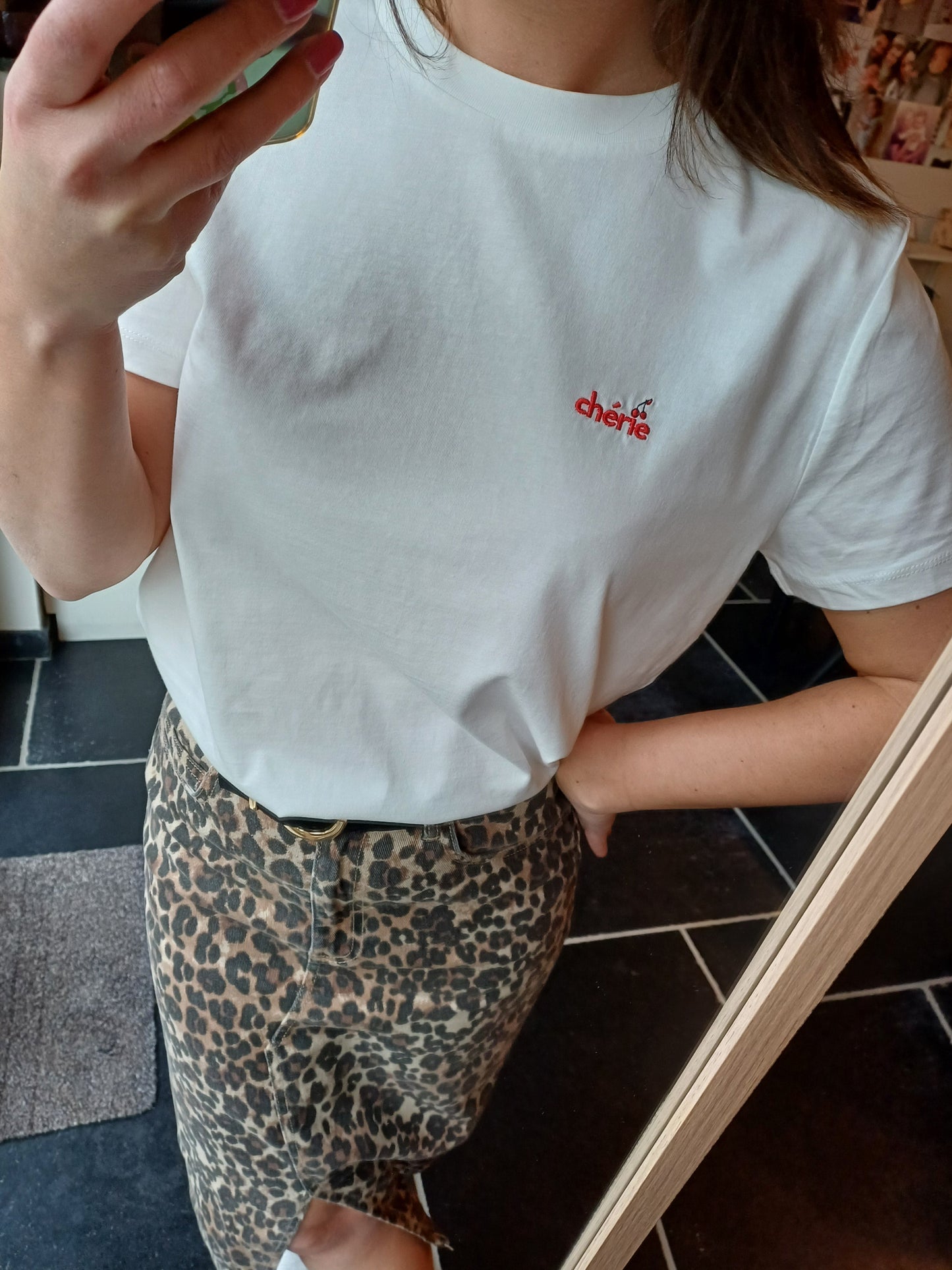 T-shirt CHERIE off-white