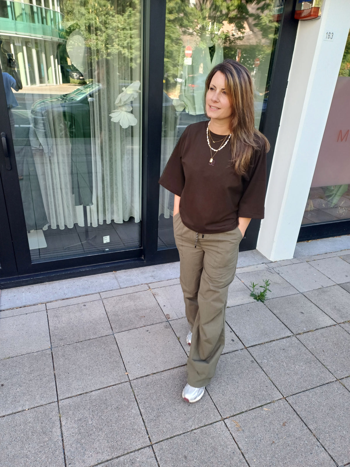 Oversized Tee - Dark Brown