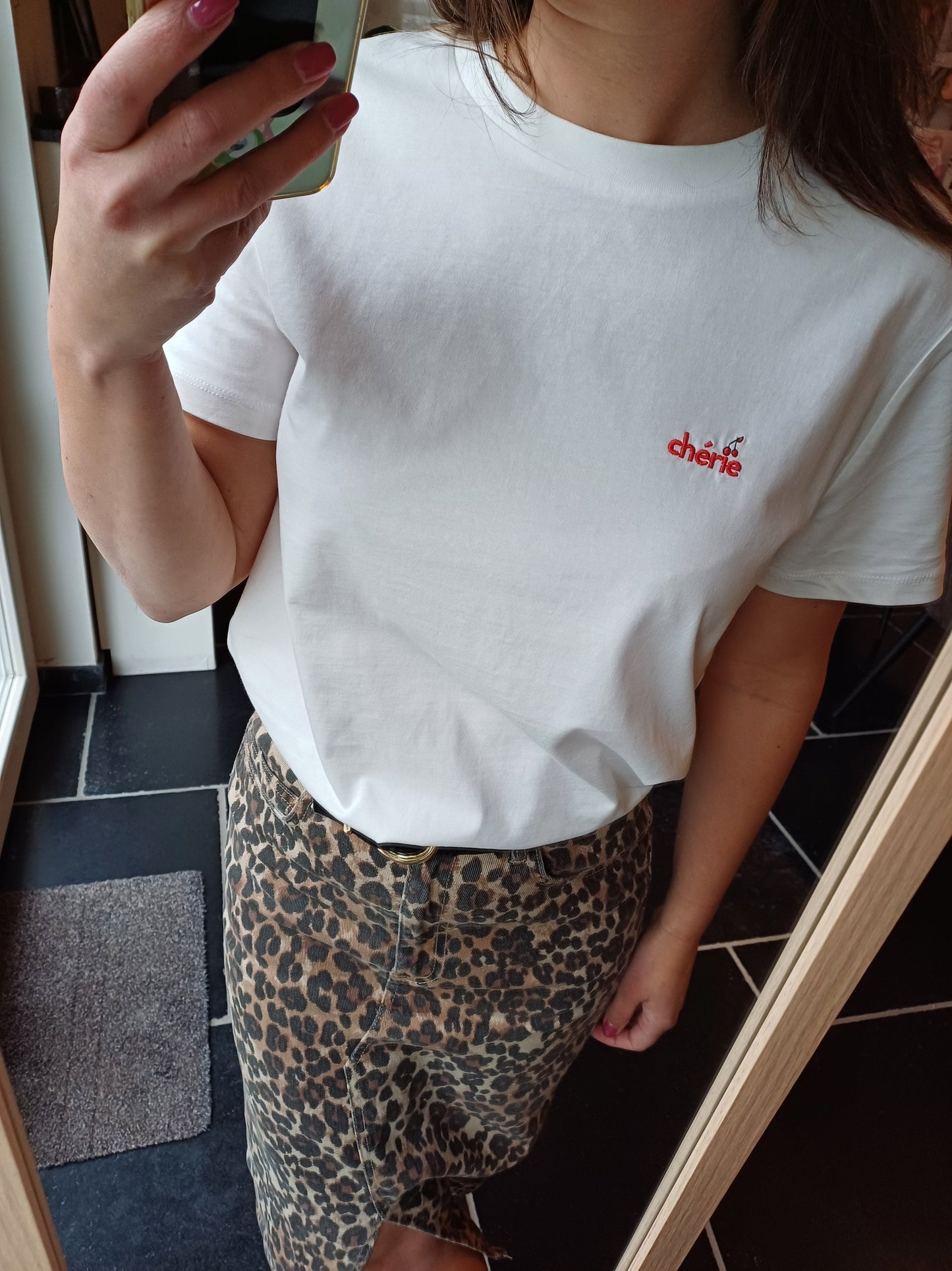 T-shirt CHERIE off-white