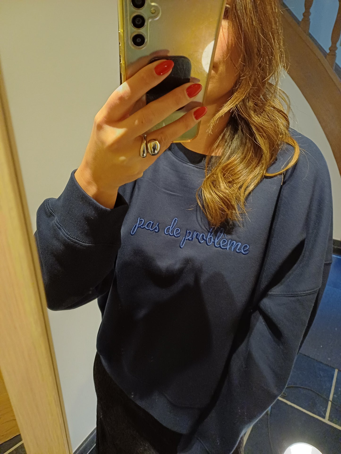 Sweater pas de problème - French navy