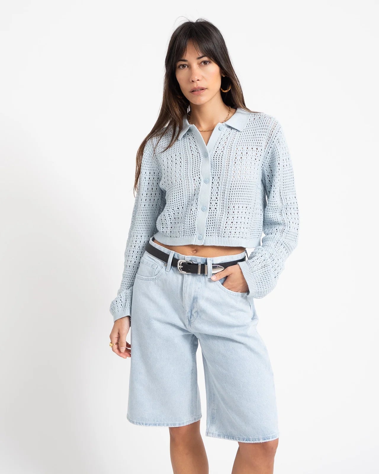 JXSUE POLO NECK KNIT