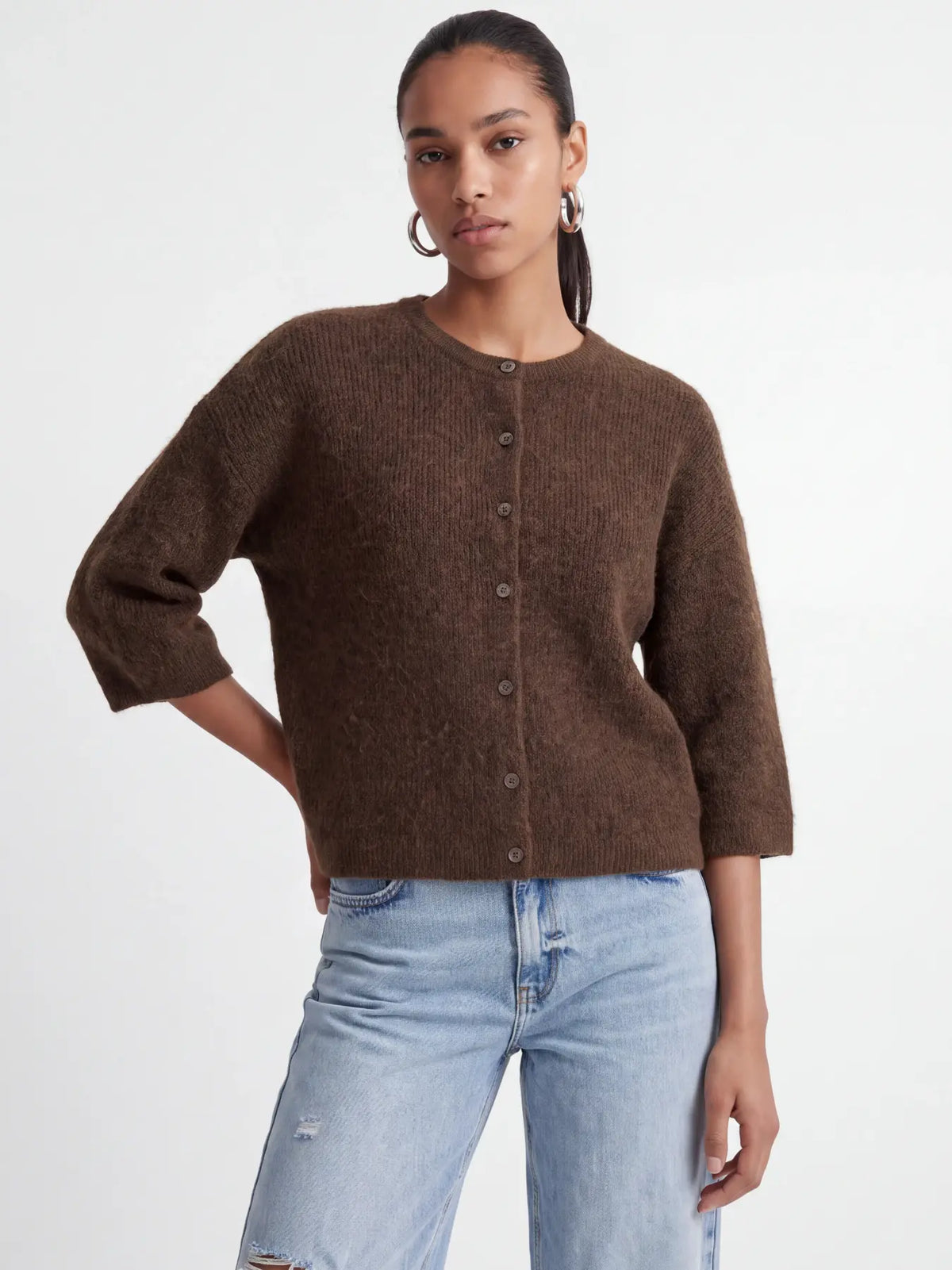 Cardigan knit jx