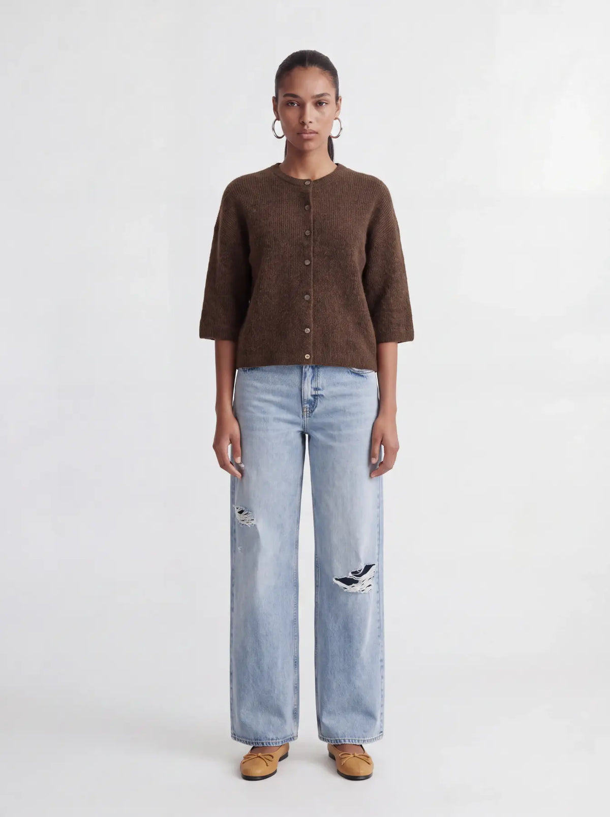 Cardigan knit jx